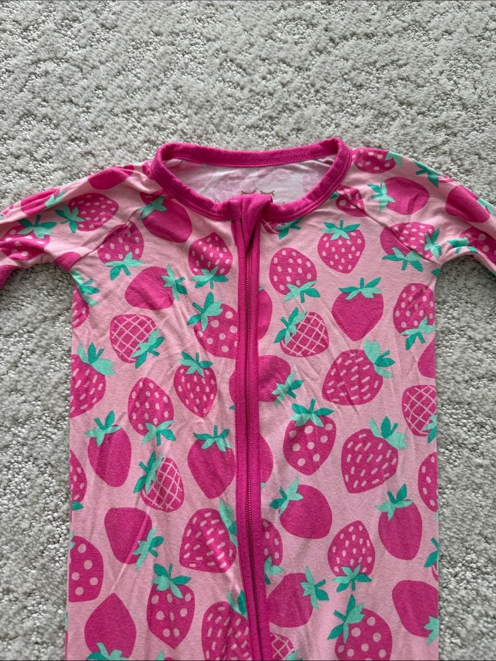 Little Sleepies Sweet Strawberries Zippy